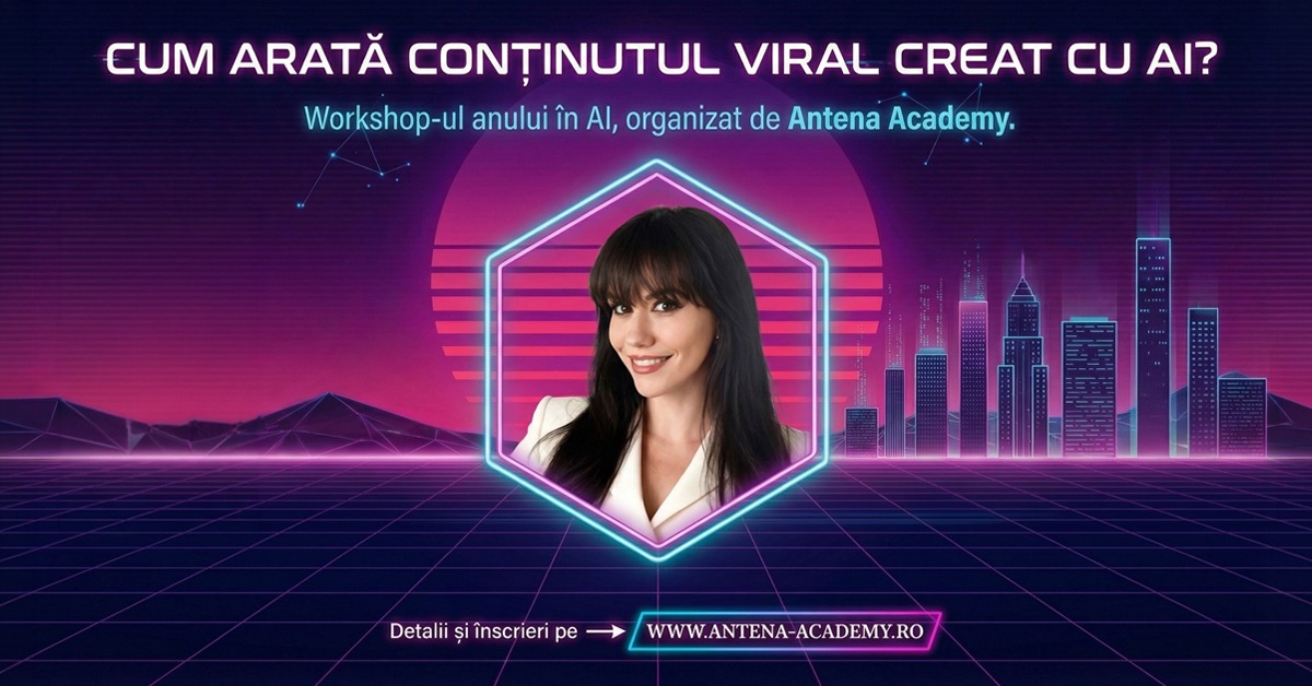 Workshop-ul anului în AI, organizat de Antena Academy.
